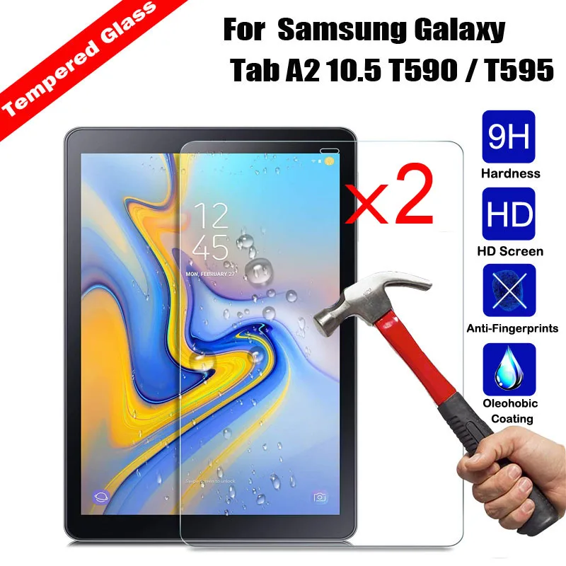Защитное стекло для планшета Samsung Galaxy Tab A2 10 5 T590 / T595 9H | Компьютеры и офис