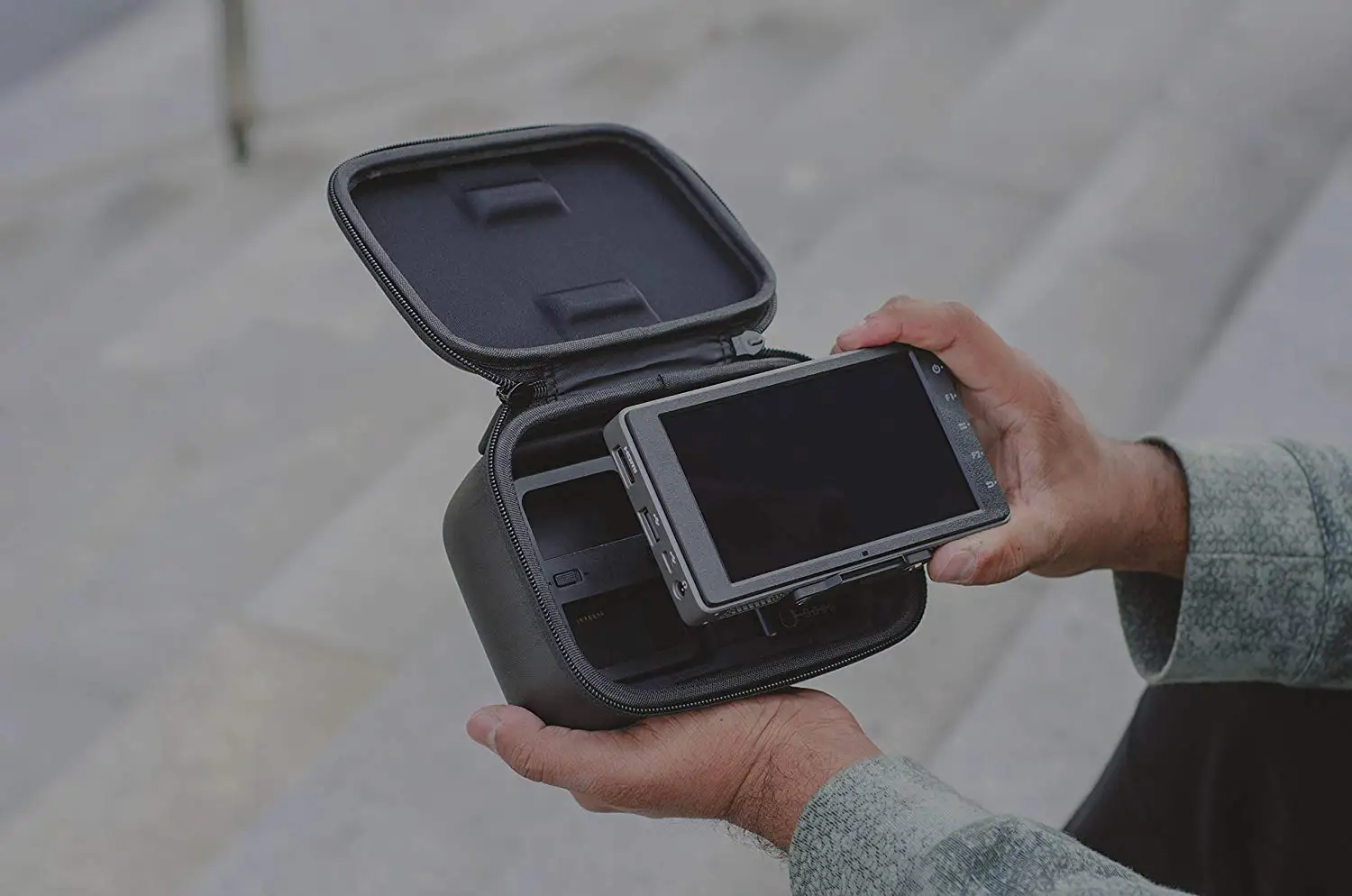 Freewell 5,5 дюймов чехол для переноски совместим с DJI Crystal Sky Monitor