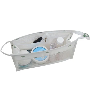 

Makeup Fashion Large Travel Storage Bag Unique Hanging Washing Mesh Portable Pouch Simple Zipper Organizer