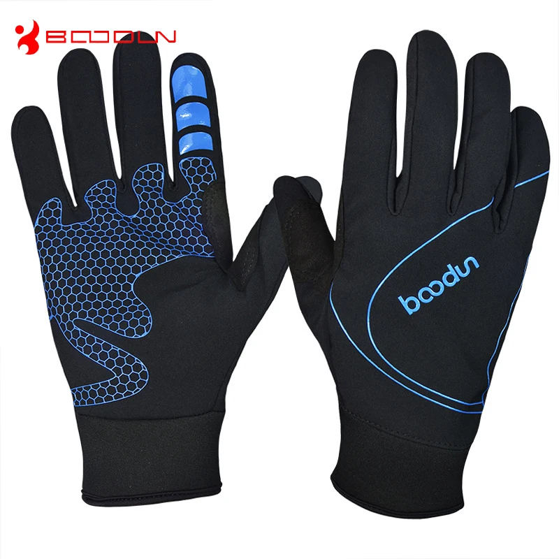 Buy BOODUN gloves cycling winter windproof men MTB