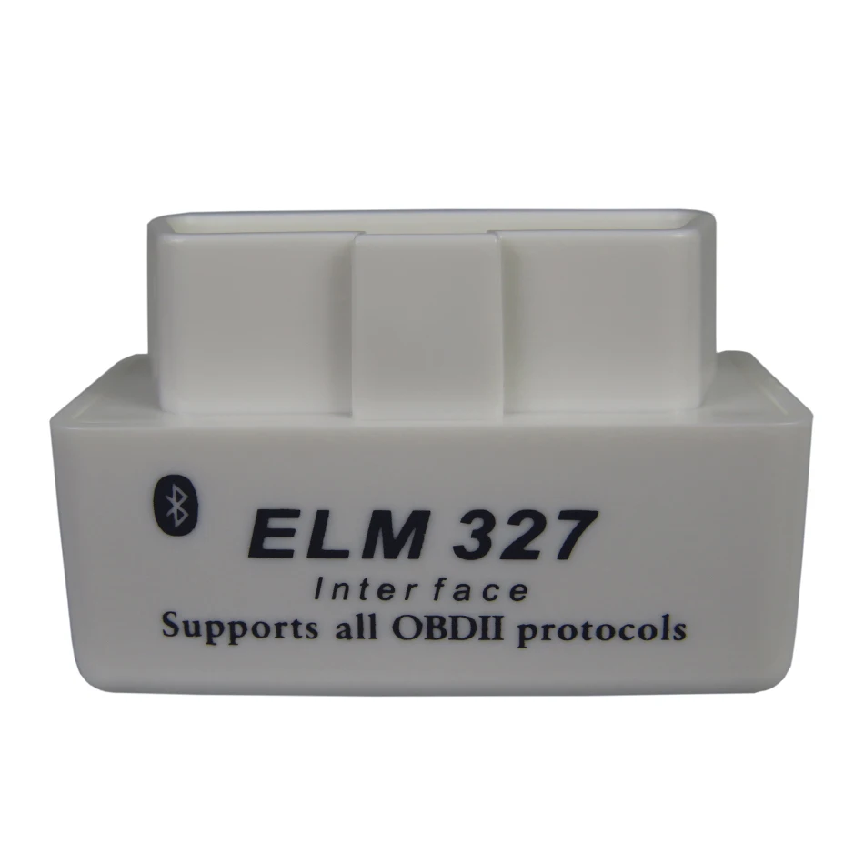 Мини elm327 Bluetooth OBD2 V2.1 ELM 327 V 2,1 OBDII адаптер автомобильный диагностический инструмент сканер Elm-327 OBD 2 автоматический диагностический инструмент - Цвет: Белый