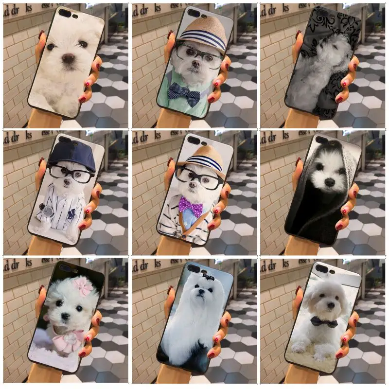 Шикарный чехол с надписью I Love My Maltese dog для iphone 7 7plus X XS XR XSMax 8 8plus 5 5s 6s 6 Plus 12 mini 12pro