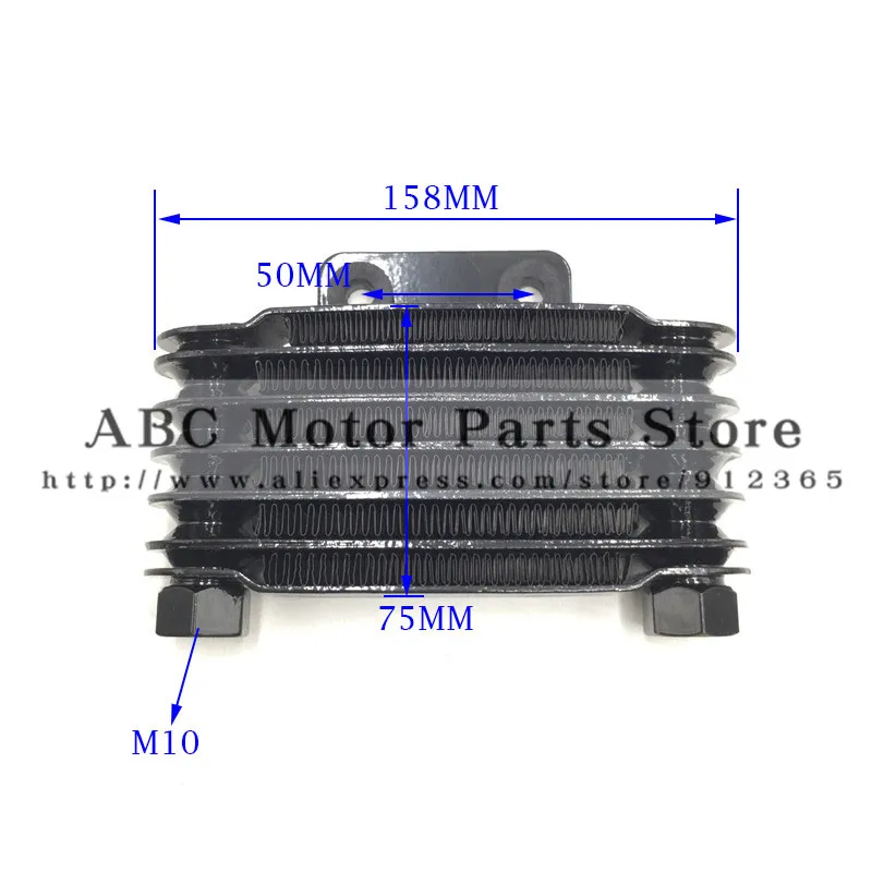 Маленький масляный радиатор грязи питбайк обезьяна гоночный мотоцикл высокая производительность ремонт аксессуары Kayo BSE китайский 110 125CC - Цвет: Oil cooler only