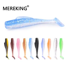 

MEREKING Fishing Lures DieZel Minnow 80mm 5.9g Fishing Soft Baits 3.15" 4pcs/lot Silicone Artificial Swim Plastic Lure Wobblers