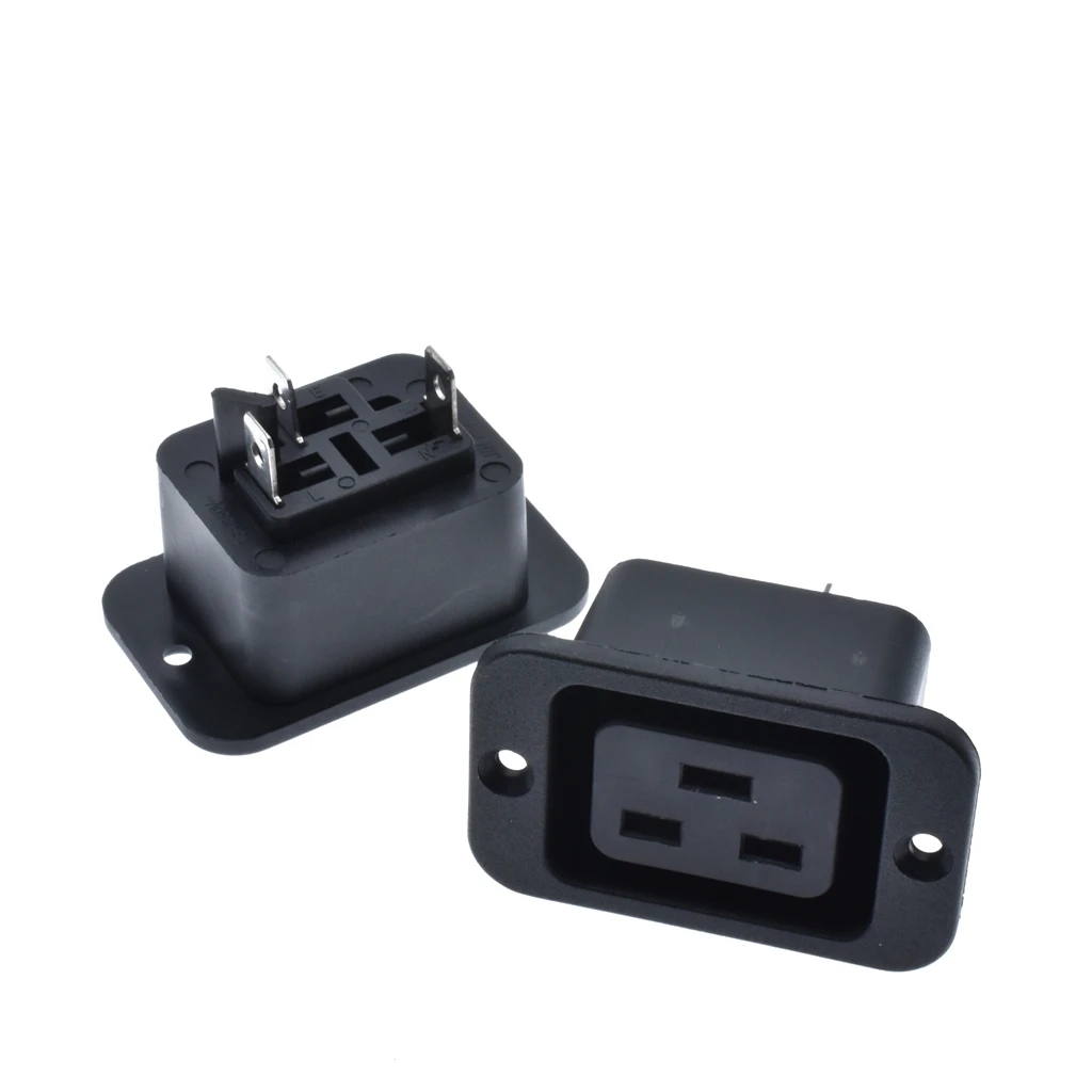 10 шт./лот SS 3B Travel adapter/Plug Converter в черном * CE AC 250V 16A IEC 320 C19|pcs connector|converter plugadaptor plug |