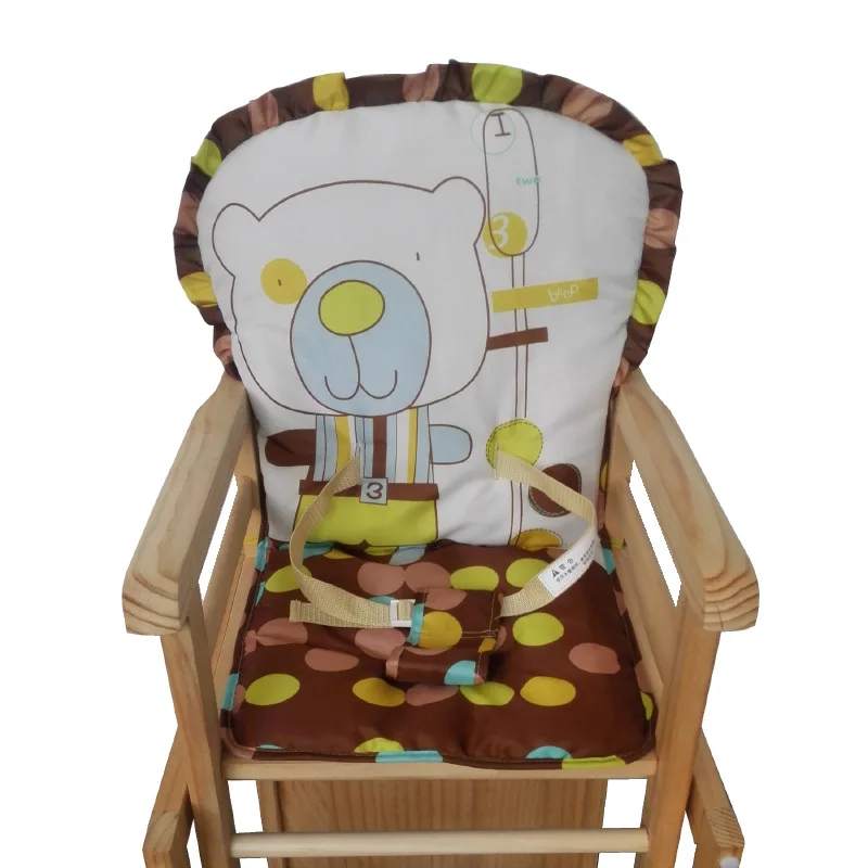 Толстая младенческая подушечка для сиденья детской коляски дети ребенок спальный наволочка автомобильное кресло-коляска зонтик корзина подкладка для коляски хлопок коврик - Цвет: Bear