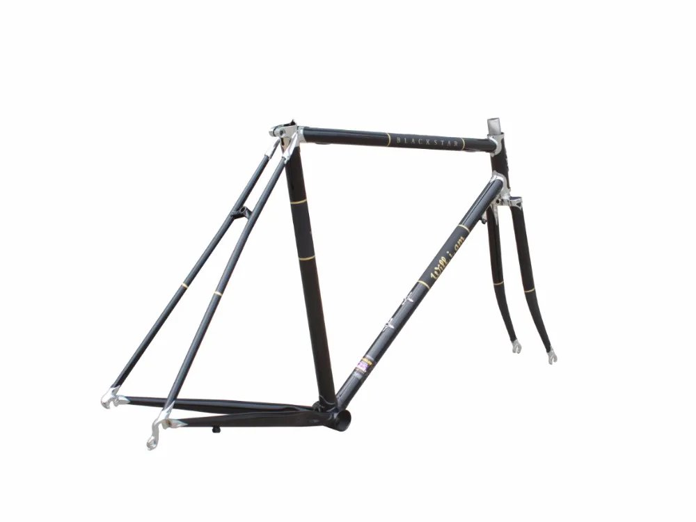 US $444.60 700C chromemolybdenum steel frame Vintage Bicycle road bike frame 520725 4130 Reynolds Pipe Customize frame columbus pipe