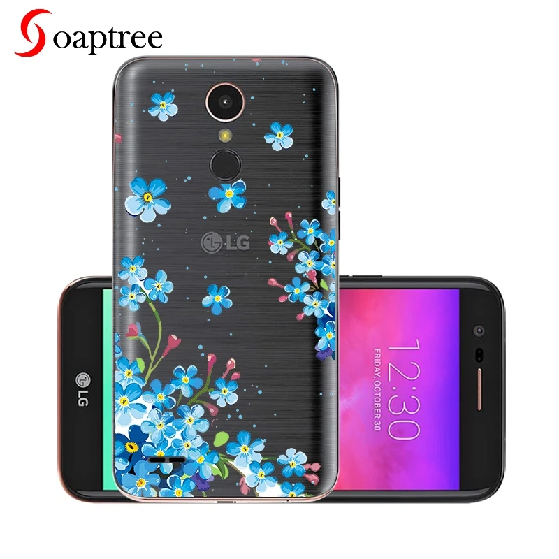 

5.3" Silicone Phone Cases For LG K10 2017 Case European Version Transparent Printed Cover For LG K 10 2017 X400 M250 M250N Case