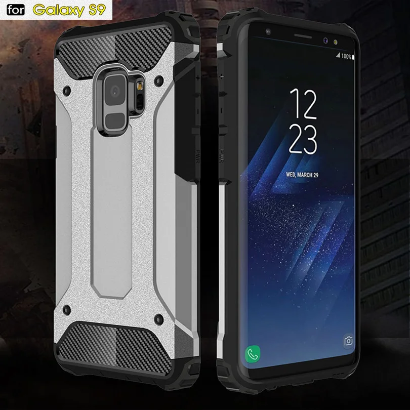 Чехол для Samsung Galaxy S9 S8 S7 S6 edge Plus S5 Note 8 5 A310 армированный Гибридный противоударный