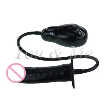 Super Large Inflatable Huge Dildo Big Anal Plug Inflatable Dildo Pump,Vibrating Penis,Butt Plug Anal Balls Sex Toy For Women Men 3