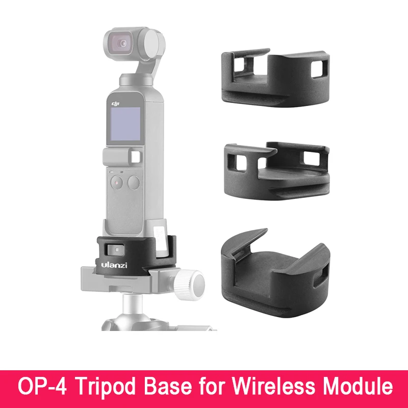 DJI OSMO карманные аксессуары-Штатив Адаптер база для Wifi модуля телефона фиксированный держатель широкоугольный объектив для Osmo Карманный карданный - Цвет: Белый