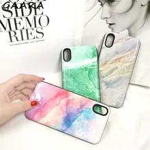 6000mAh мраморный Радужный чехол из закаленного стекла для iPhone XR X XS Max внешний блок питания чехол для iPhone 6 6s 7 8 Plus etui