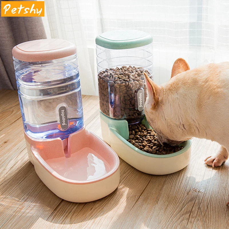 Petshy 2 шт./компл. кормушки для собак и кошек, диспенсер для воды, бутылка для фонтана, набор пластиковых автоматических кормушек для питья домашних животных, чаша для воды|Кормление собаки| | АлиЭкспресс