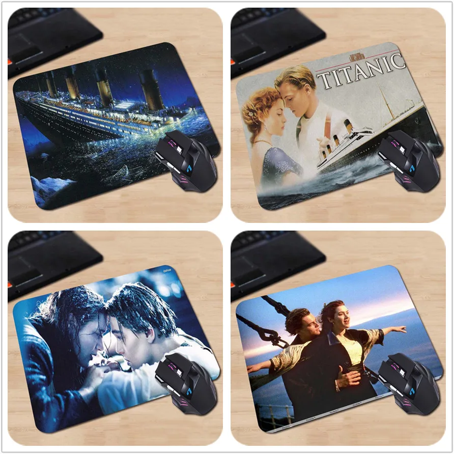 

Famous Classic Film Titanic Sink Cruises Rose Jack Personalized Mouse Mat Durable Rubber Computer Make Your Own Cool Mouse Pad