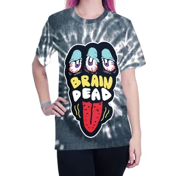 

T-shirt loose Yoga 3D prints Women T-shirts Quick Dry Short Sleeve Running Clothing Fitness Women Running Tees & Tops