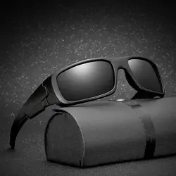 NOMANOV 2018 Летний стиль Прямоугольные спортивные уличные поляризационные солнцезащитные очки для вождения красочные зеркальные линзы
