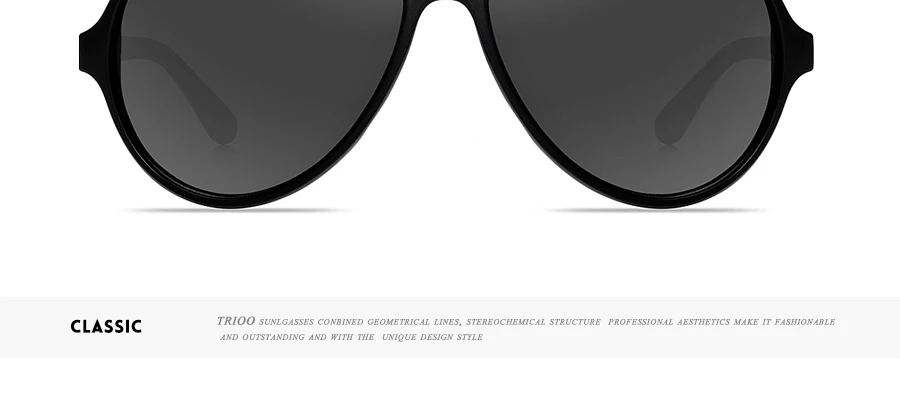 TRIOO, черные солнцезащитные очки, мужские, зеркальные, цветные, модные, мужские, летние, Gafas de sol mujer, простой, фирменный дизайн, Oculos de sol