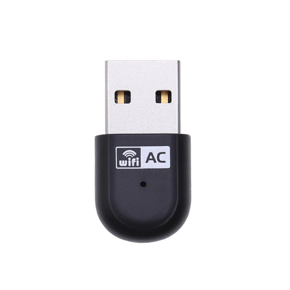AC600 мини-двухполосная WiFi беспроводной USB Адаптер 2,4 ГГц/5 ГГц 150 Мбит/с 433 Мбит/с Wi-Fi сетевая карта Поддержка IEEE 802,11 ac/b/g/n