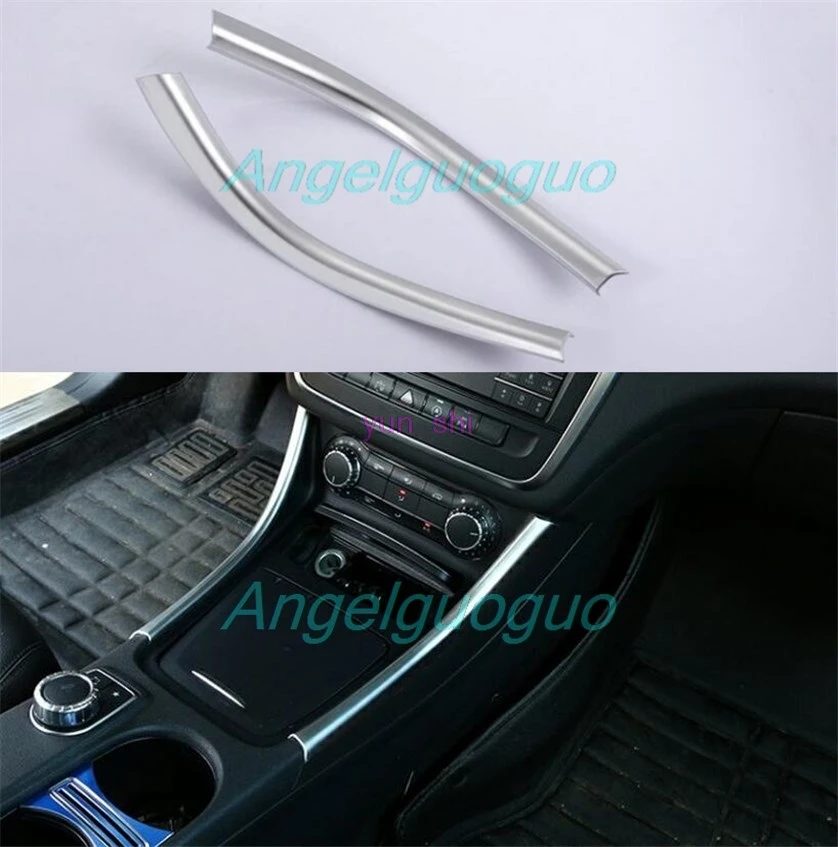 ABS Car Center Console side Trims frame car-styling For  Mercedes Benz A GLA CLA class GLA180 GLA200 GLA260 CLA200 CLA220 GLA260