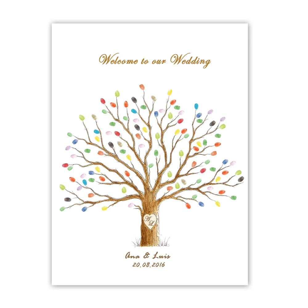 Wedding-Tree-Canvas-Print-DIY-Fingerprint-Signature-Guestbook-For-Wedding-Baby-Shower-Birthday-Custom-Name-Date (3)