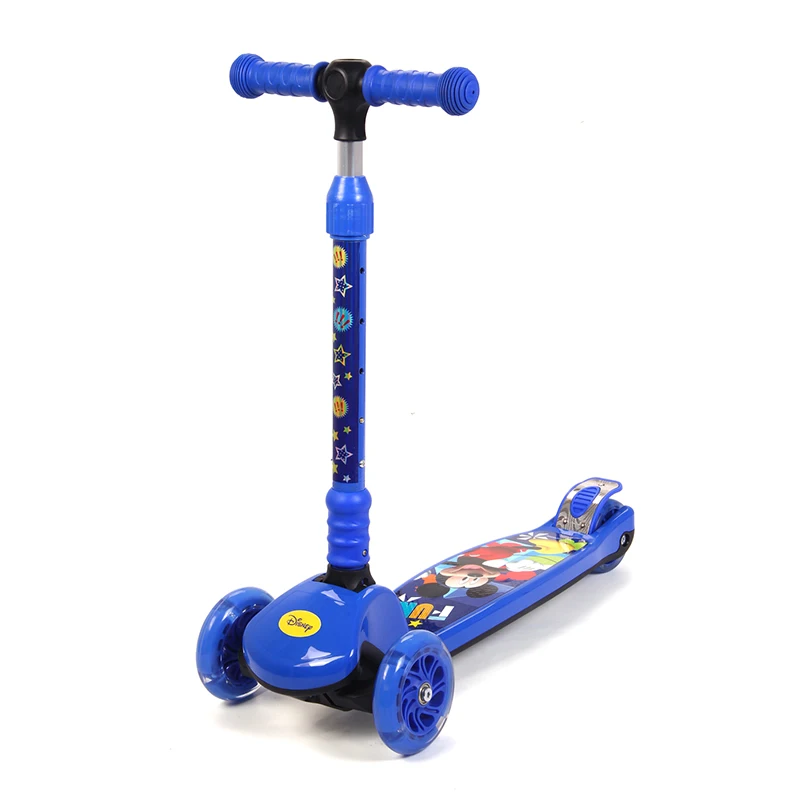 

Scooter 3 Wheel Adjustable Height PU Wheels Folding Kick Scooter for Kids Children 3 to 10 Year-Old