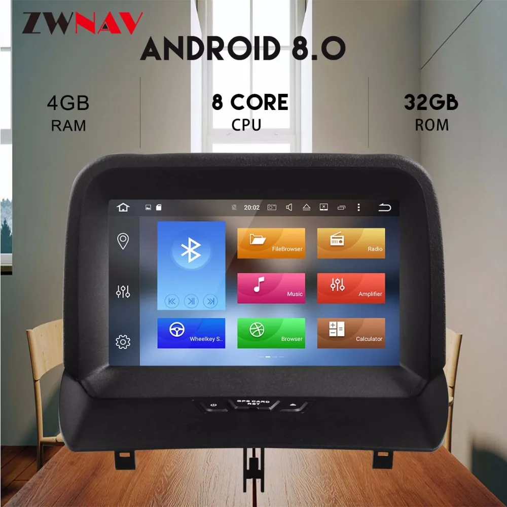 

8 inch 4GB RAM Eight Core Android 8.0 7.1 Car DVD Player GPS Navi For Ford Tourneo Courier 2014-2016 Radio Units Stereo Recorder