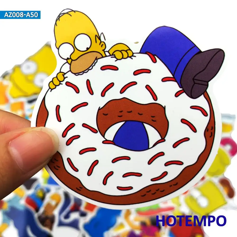 50pcs Simpson Cute Cartoon Mixed Stickers for Mobile Phone Laptop Luggage Guitar Case Skateboard Fixed Gear Bike Car Stickers 50pcs Simpson Cute Cartoon Mixed Stickers for Mobile Phone Laptop Luggage Guitar Case Skateboard Fixed Gear Bike Car Stickers