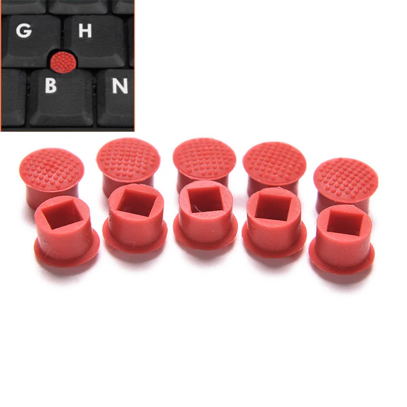 10 X Rubber Mouse Pointer TrackPoint Red Cap for IBM Thinkpad Laptop Nippl R$T 