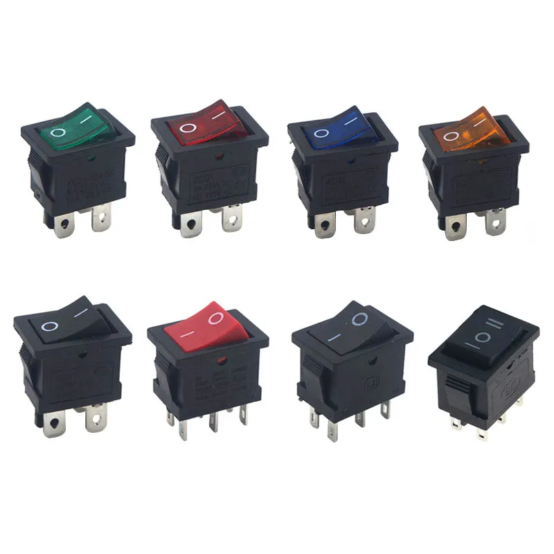 KCD1 19x13 мм ON - 6 pin on off boat rocker switch 3 | Обустройство дома