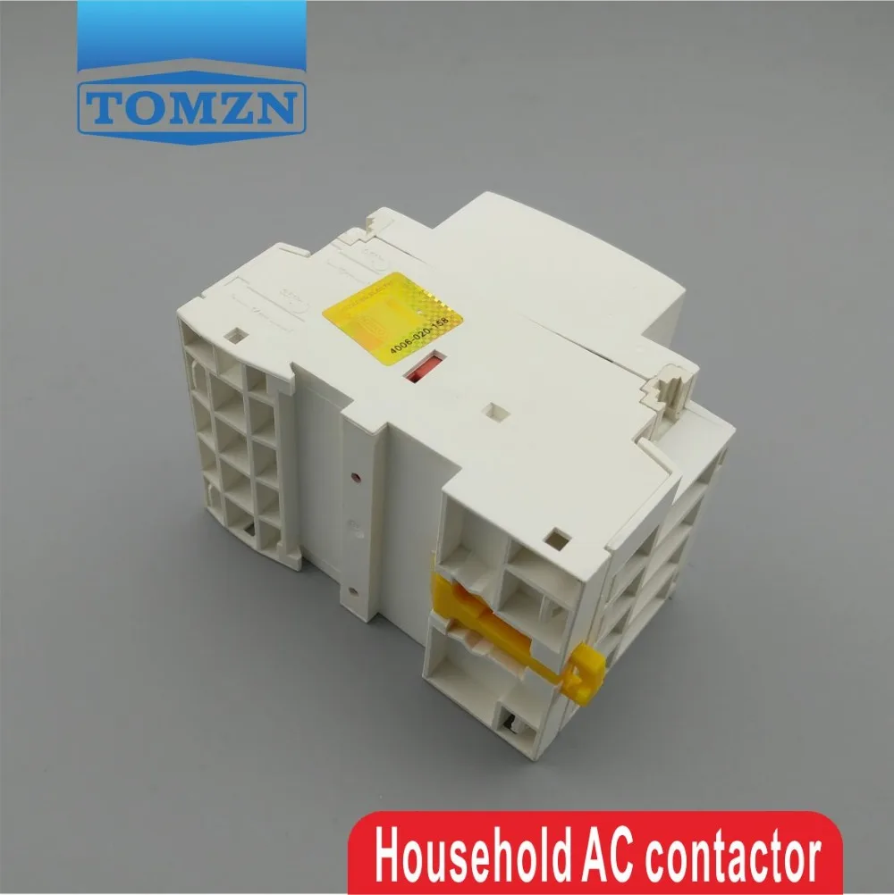 TOCT1 4P 40A 2NC 2NO 220V 400V~ 50/60HZ Din rail бытовой ac Контактор В соответствии с стандартом