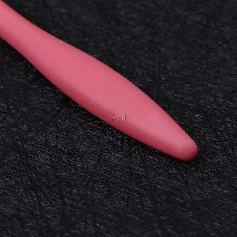 8Pcs Bearded Needle Crochet Hooks Set Ergonomic Soft-Grip Handle Sewing Knitting