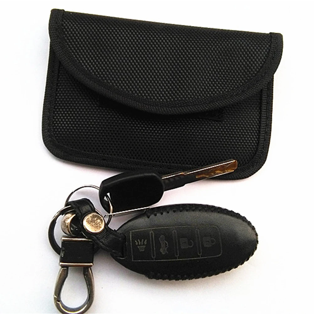 Black Multi Function RFID Shielding Key Bag Remote