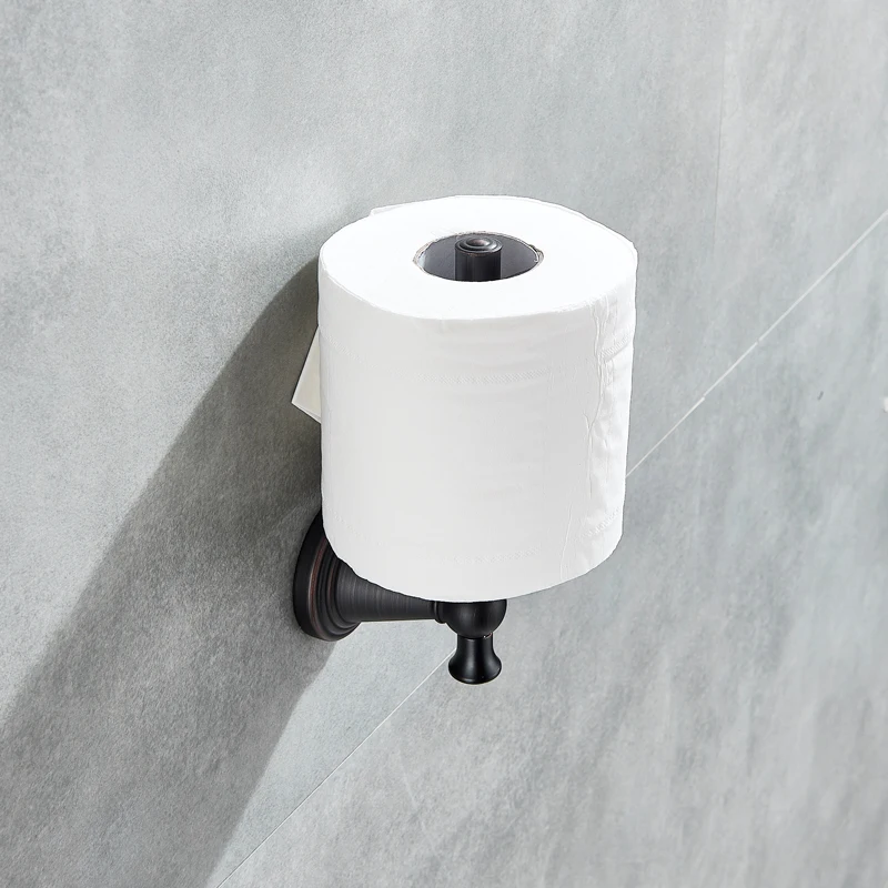 Роскошный креативный настенный держатель рулона туалетной бумаги античный латунный вертикальный туалетный рулон для ванной комнаты