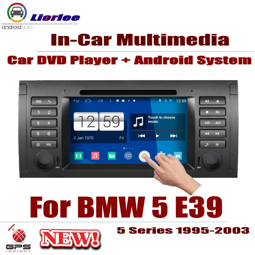 Excellent Auto GPS Navigation For BMW 5 Series E39 1995-2003 Car Android Multimedia Player CD DVD Radio Stereo AMP BT USB SD AUX WIFI HD 0