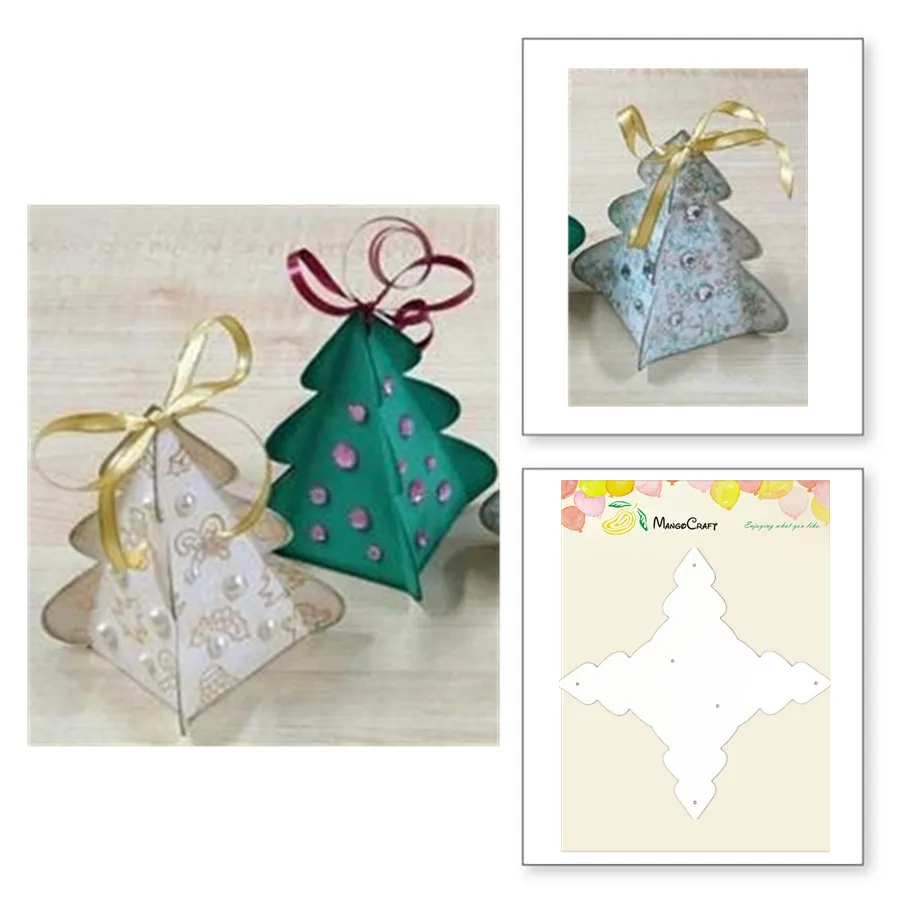 

Metal Christmas tree box Cutting Dies Craft Dies For DIY Scrapbooking Paper Card Craft Stencil Embossing