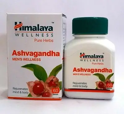 

Ashwagandha Tablet | Himalayan Pure Herb 100% Vegetarian 60*2 Improves Emotions Reduces Anxiety