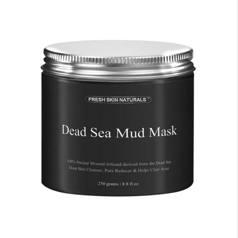 

MELAO Dead Sea Black Mud Face Mask Deep Clean Hydrating Acne Blemish Lightening Moisturizer Pore Cleaner Facial Mask 250g