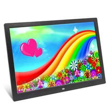 720P 15 дюймов светодиодный HD 1280*800 полнофункциональная цифровая фоторамка электронный альбом цифровая фотография Музыка Видео