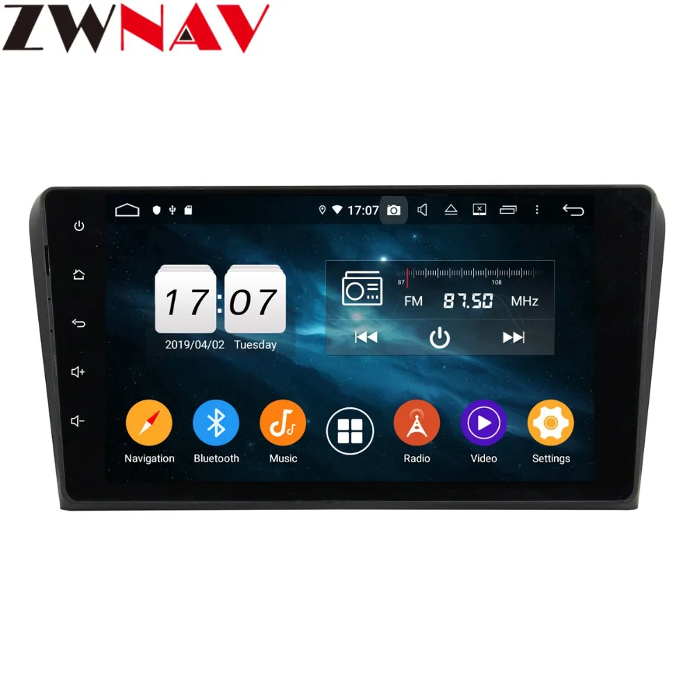 Top Android 9 4+64G DSP Car Player 2 din GPS Navigation For MAZDA 3 2010 2011 2012 Head Unit Multimedia Player Tape Recorder 0