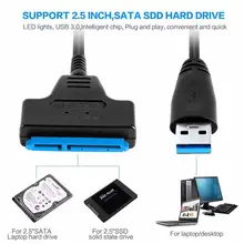 V01 bkyhw до 6 Гбит Поддержка 2,5 дюйма внешний SSD HDD жесткий диск 22 Pin Sata III кабель