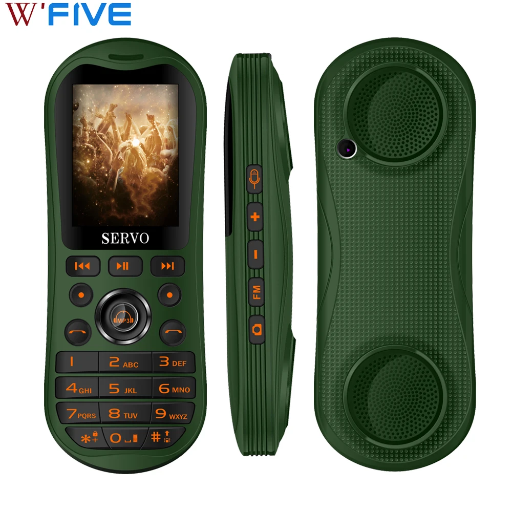 

SERVO K8 Original Phone Three SIM Cards 2.8 Screen Speaker Singing Phone Portable Bluetooth 5800mAh Power Flashlight Phone