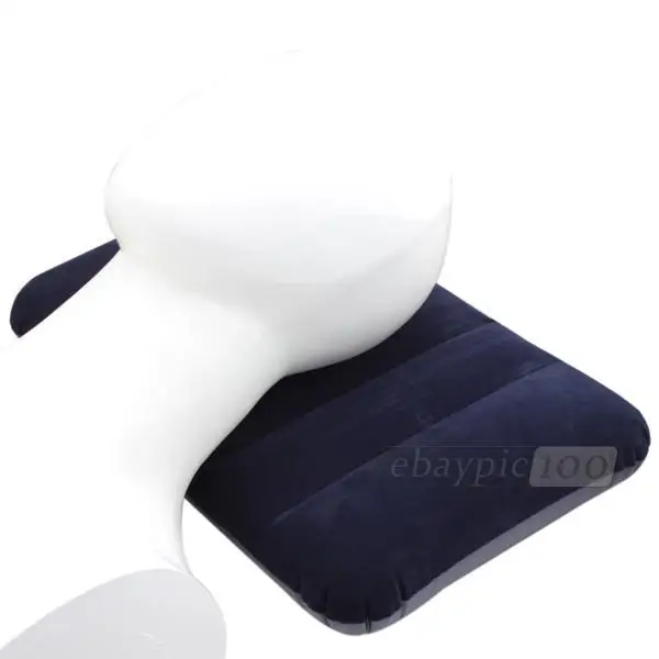 car travel inflatable pillow cushion back rest outdoor