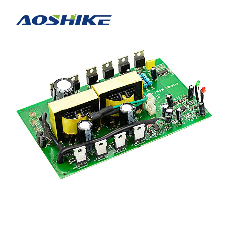 AOSHIKE 1 шт. инвертор 12 В до 220 1000 Вт Мощность 600 инверсор полуфабрикаты|600w inverter|inverter