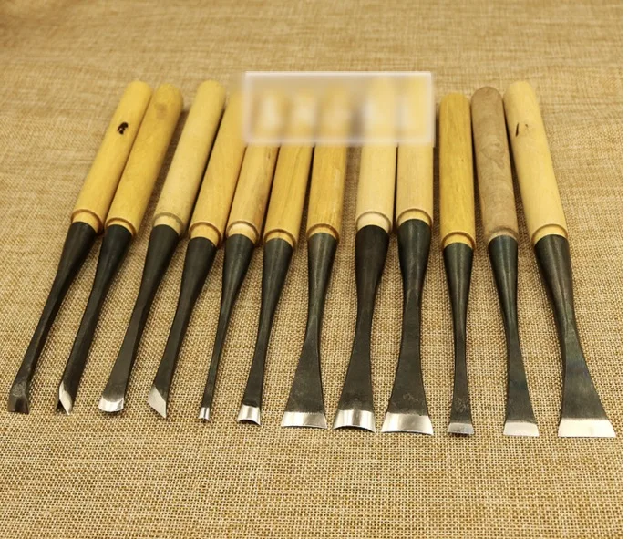 12pcs/lot Handmade Wood Carving Knife Carving knife tool for making bricks 12pcs/lot Handmade Wood Carving Knife Carving knife tool for making bricks