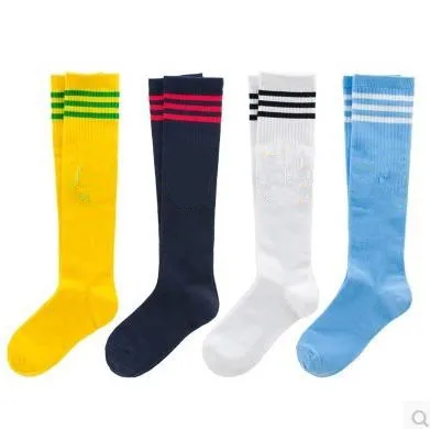 new children kids sports soccer socks Braces boys girls leggings Supports cotton football socks baby knee