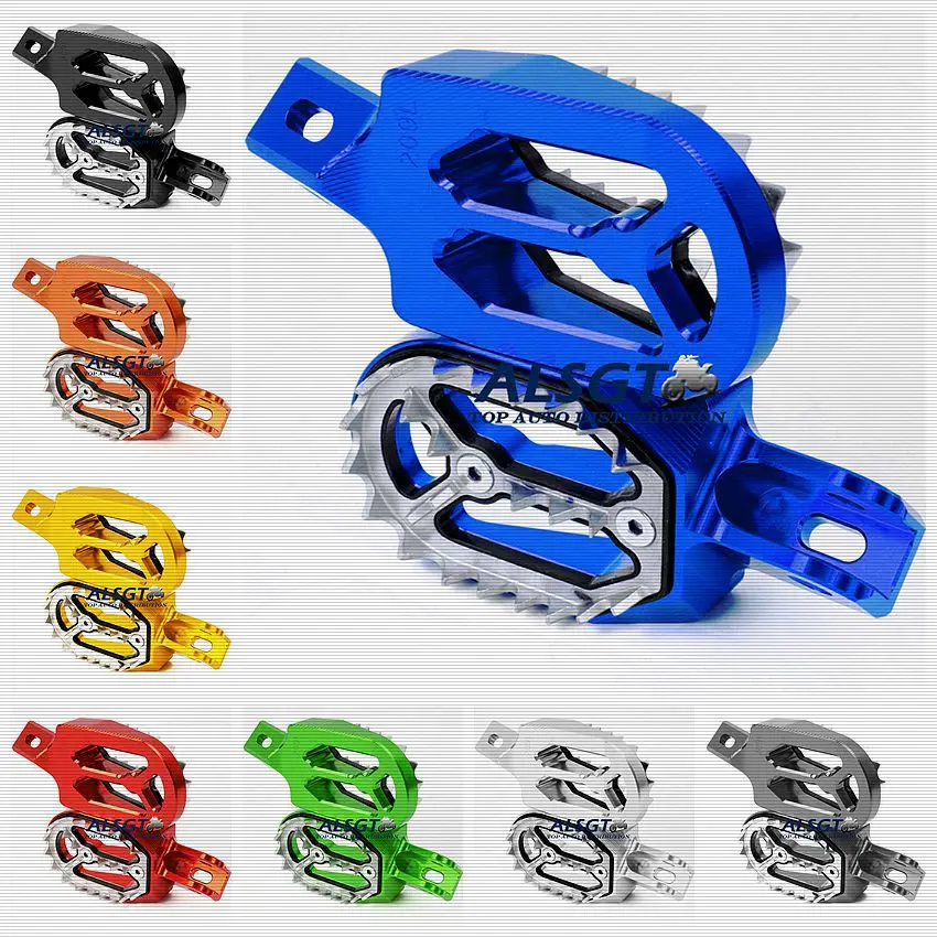 

For Yamaha YZ85 YZ125 YZ250 YZ250F YZ450F YZ400F YZ426F YZ 85 125 250 450 400 426 F CNC Footpegs Dirt Bike Foot Pegs Rests pedal