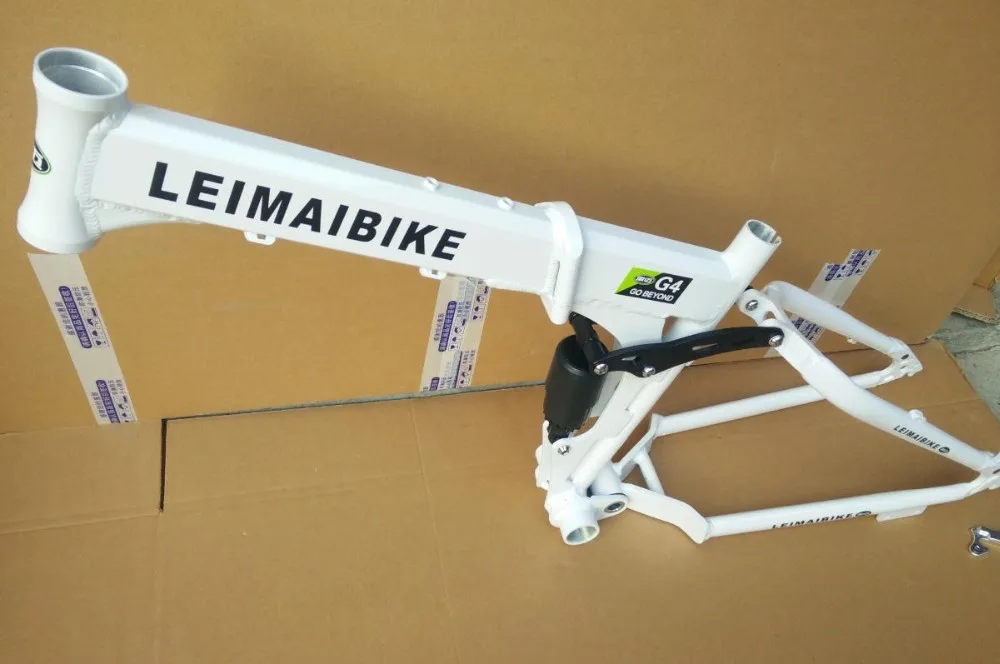 Clearance Kalosse  26er snow/beach bike frame ,26*4.0tires full suspension  frame  190mm rear hubs, 26*17inch fat bike  frame 2