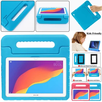 

High Quality Kid Safe Shockproof Case For Huawei MediaPad M5 Lite 10 BAH2-W19 L09 W09 10.1 Case EVA Stand Cover With Hand-Hold