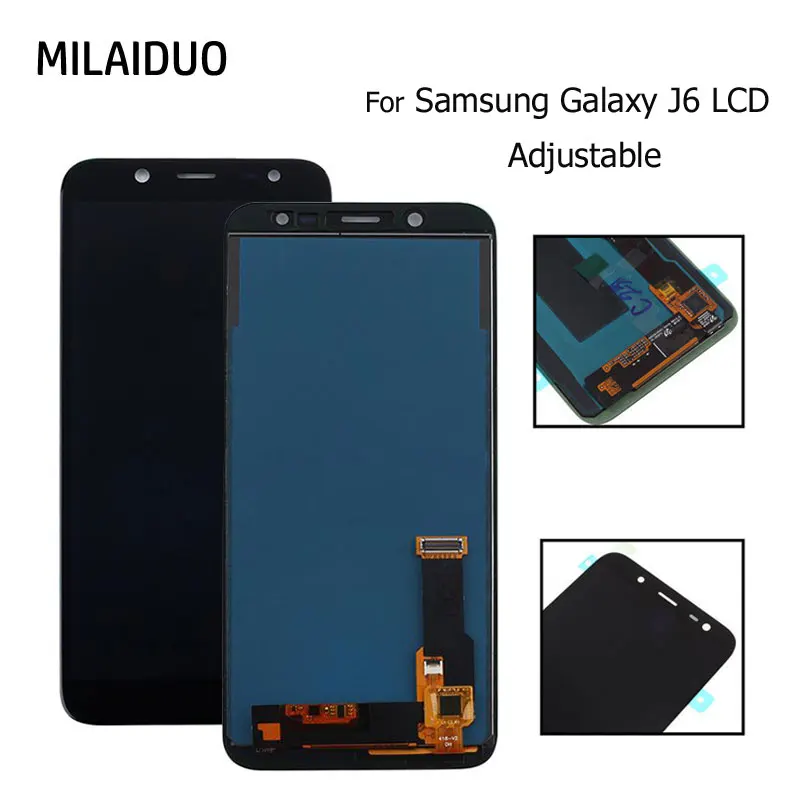 AMOLED/TFT ЖК-дисплей для samsung Galaxy J6 2018 J600 J600F J600Y с сенсорным экраном дигитайзер сборка