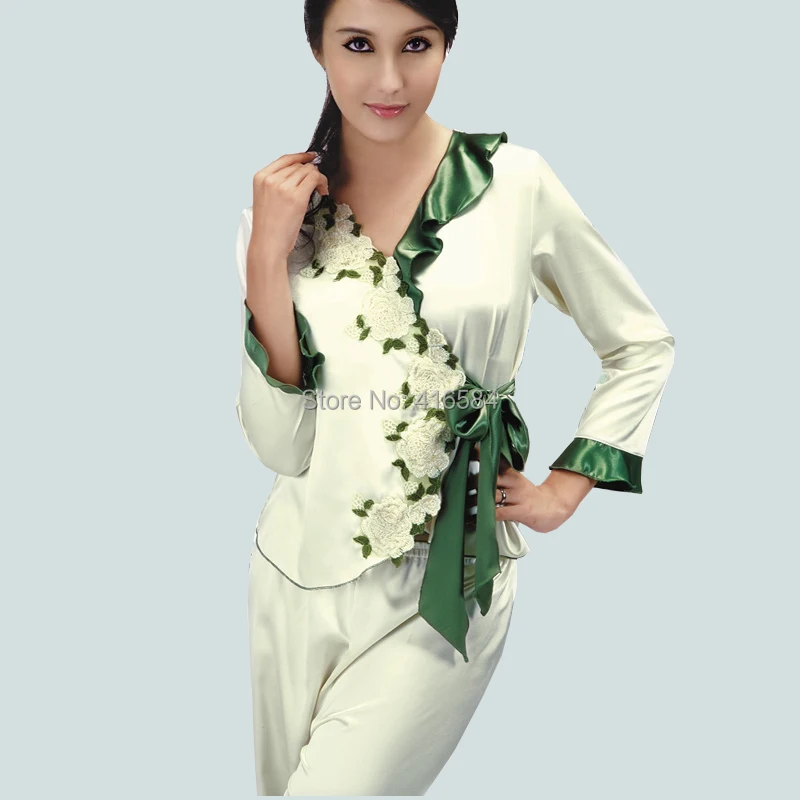 My Account This sexy white silk sleepwear which framed in beautiful lace and soft chiffon is very smooth to touch and comfortable to wear. It affords you the freedom to move your body and sleep dolcehouse.ml sleeves and a short shape make it the perfect choice to dolcehouse.ml a sweet night with this special sleepwear.